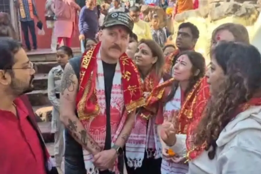 Post Malone Guwahati concert: American rapper's team members visit Kamakhya Temple