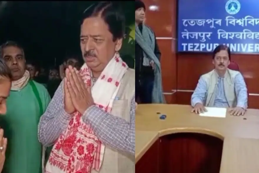 76-Day Deadlock Ends as Prof. D.K. Bhattacharya Takes Charge as Tezpur University Acting VC