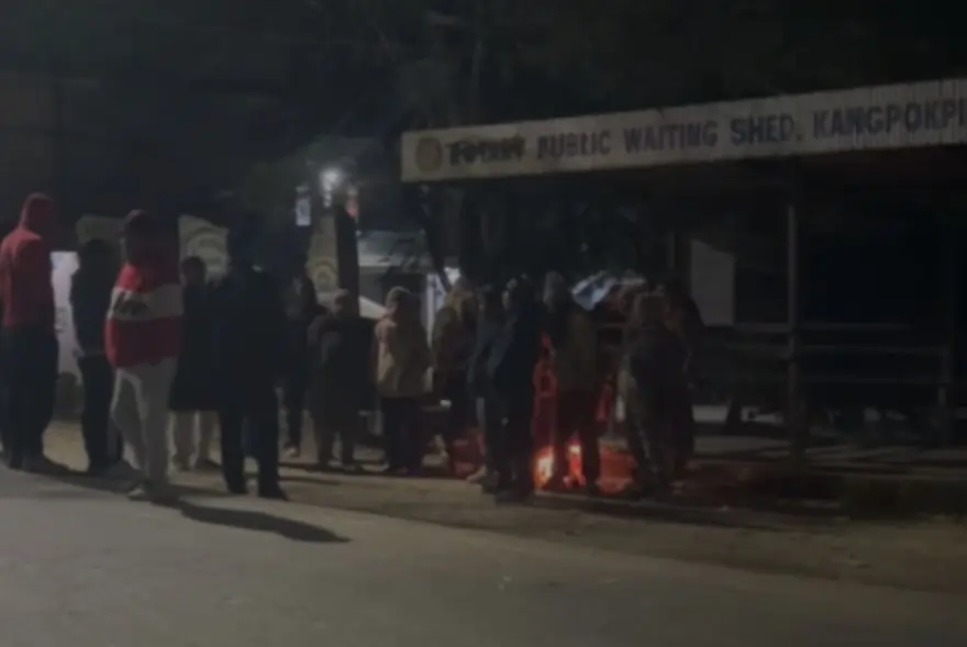 Kangpokpi Remains Tense as Protesters Block Peace Cyclist’s Route